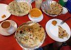 paneer matar, butter naan, masala tea, Bombay Restaurant