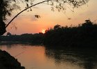 zachód nad rzeką