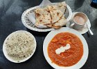 butter panner, jeera rice, naan i masala chai